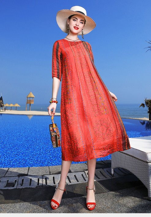 夢思蘭2020春裝苧麻新款中長裙進貨攻略